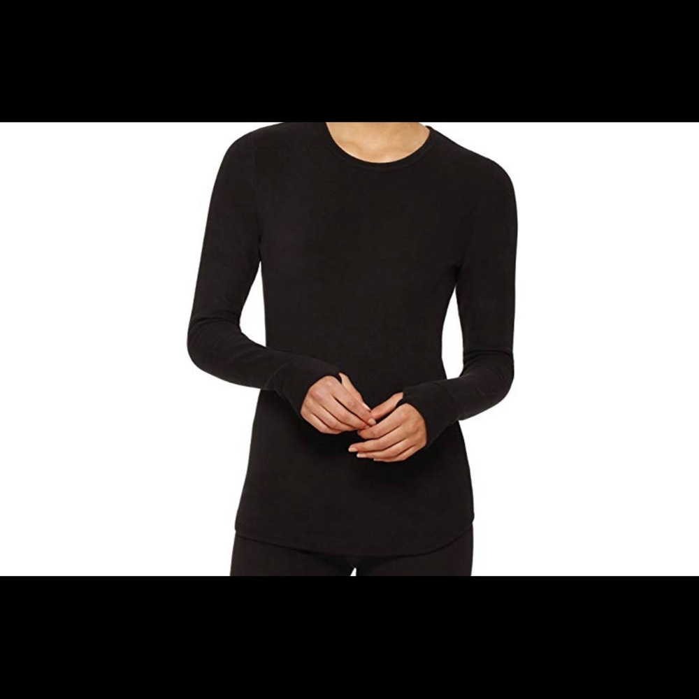 Long sleeve crew stretch fleece